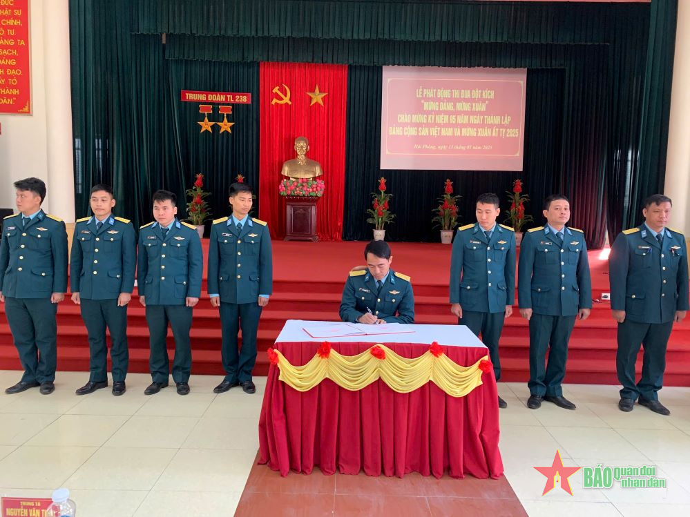 Sư đoàn 363 phát động thi đua đột kích “Mừng Đảng, mừng xuân”